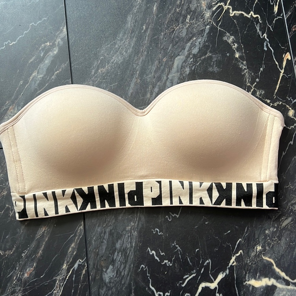 Victoria’s Secret Pink strapless bra